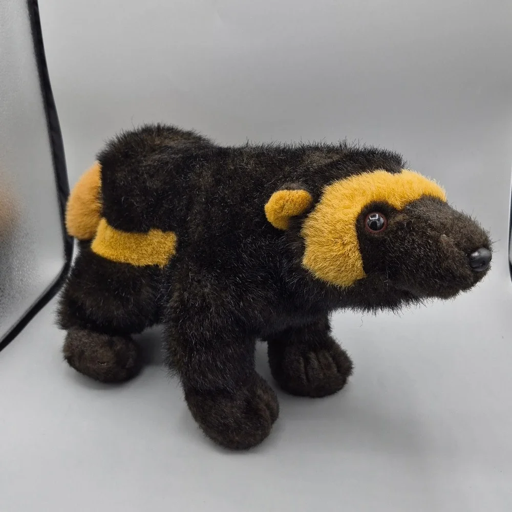 Fiesta Wolverine Plush Stuffed Animal Brown Yellow Realistic Wildlife Toy